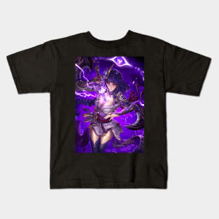 Raiden Shogun Poster Kids T-Shirt